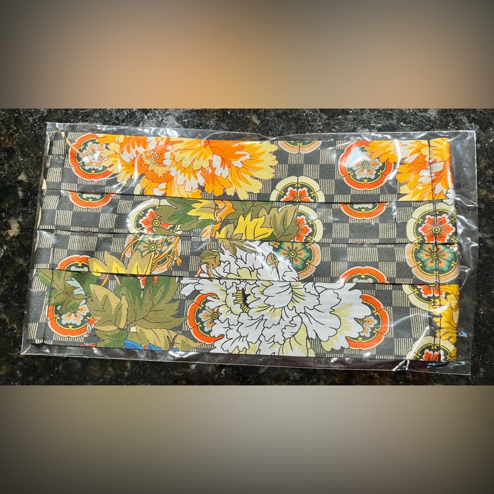 Johnny Was Floral Patterned Face Mask